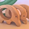 galeriaElefante2 Mordedor para bebé de madera